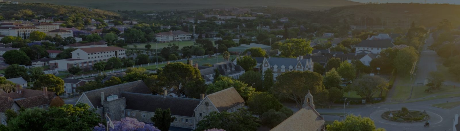 St Andrew's College, Makhanda, from the air
